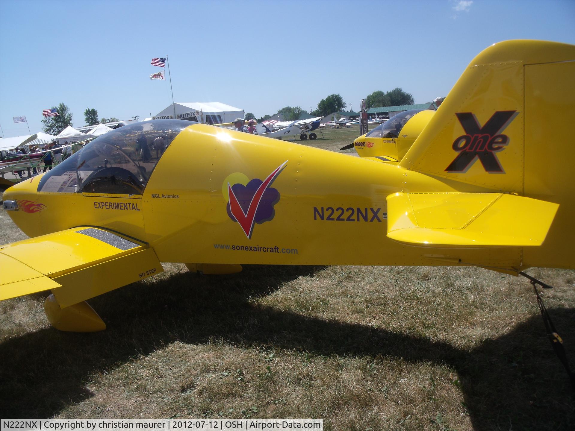 N222NX, Sonex Sonex C/N 0002, sonex