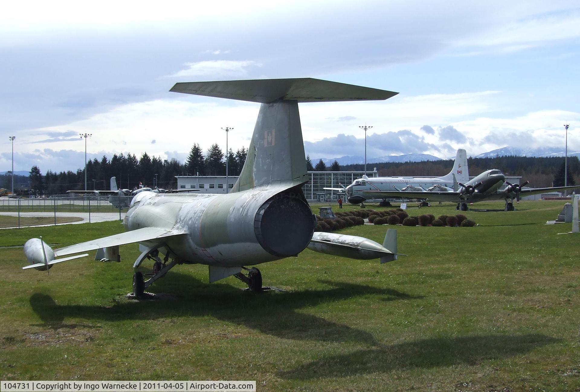 104731, Canadair CF-104 Starfighter C/N 683A-1031, Lockheed (Canadair) CF-104 (F-104G) Starfighter at Comox Air Force Museum, CFB Comox