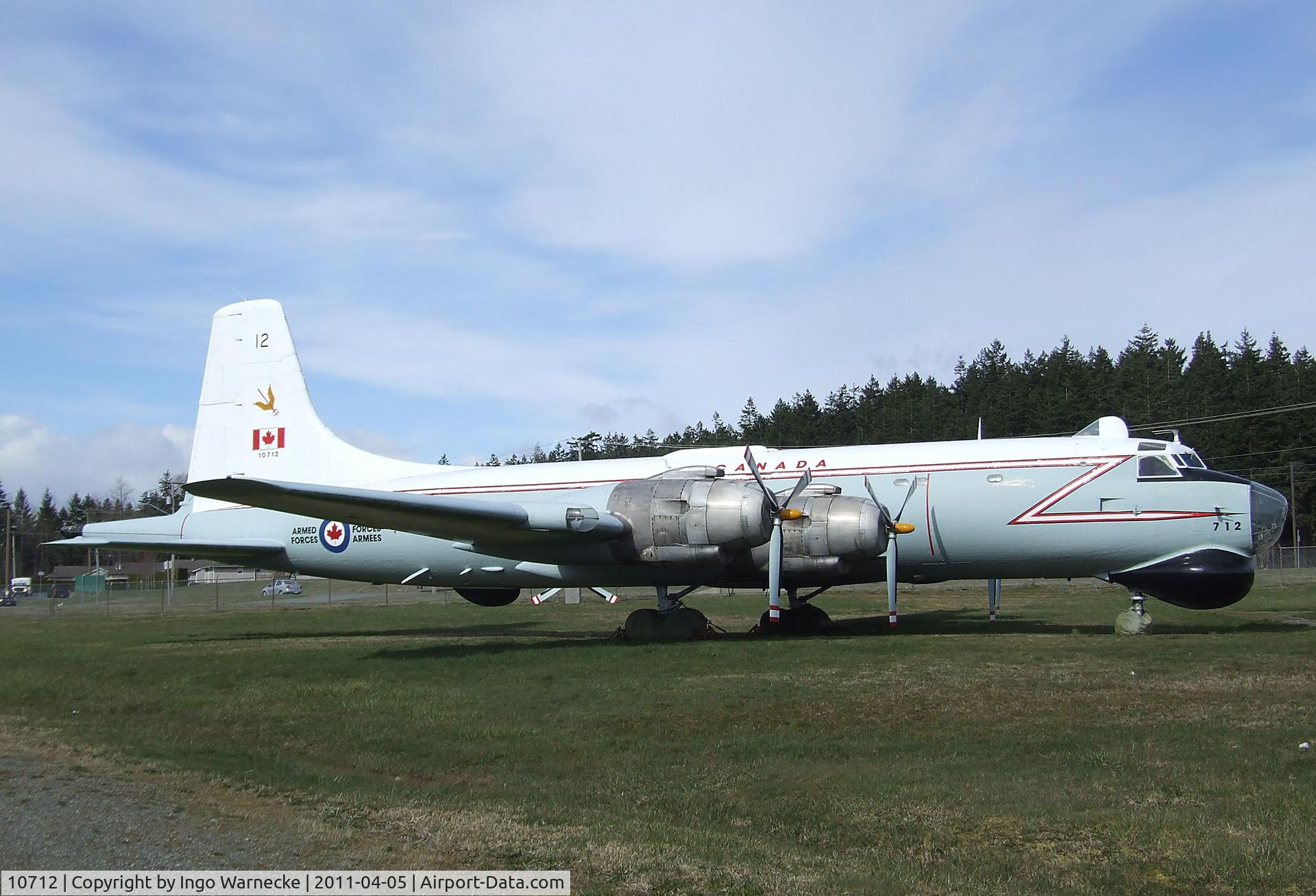 10712, Canadair CP-107 Argus 1 (CL-28-1) C/N 3, Canadair CP-107 Argus at Comox Air Force Museum, CFB Comox