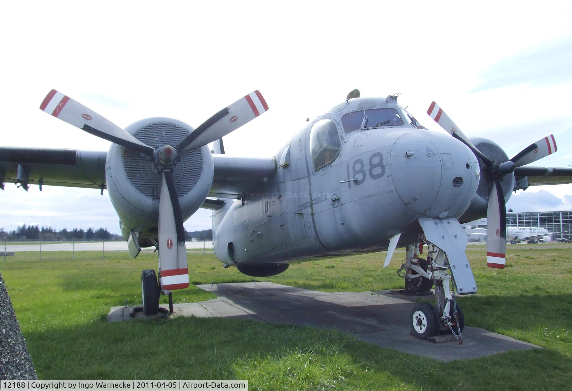 12188, De Havilland Canada CP-121 Tracker C/N DHC87, Grumman (De Havilland Canada) CP-121 (CS2F-2) Tracker at Comox Air Force Museum, CFB Comox