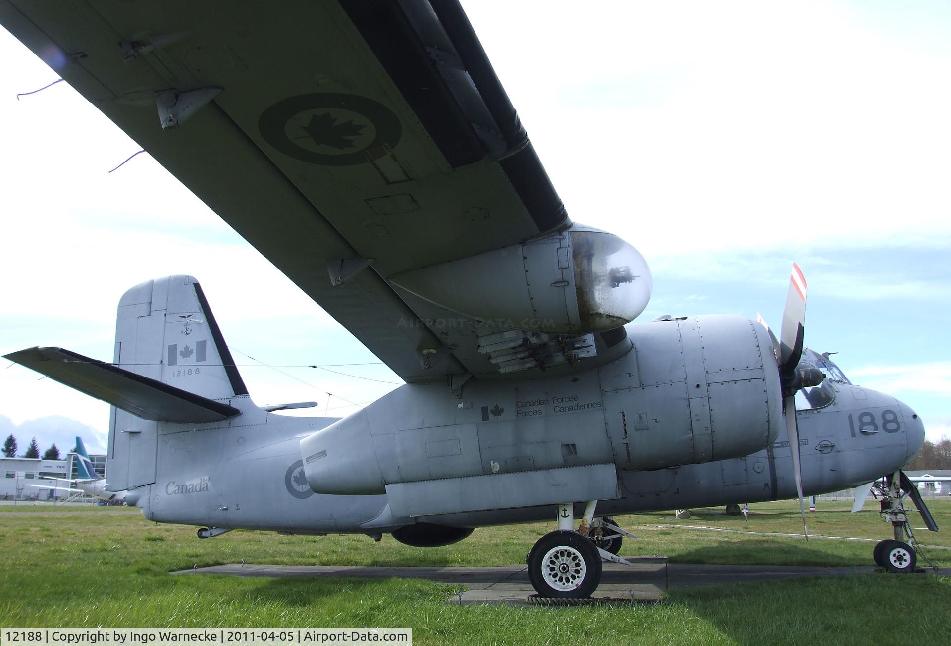 12188, De Havilland Canada CP-121 Tracker C/N DHC87, Grumman (De Havilland Canada) CP-121 (CS2F-2) Tracker at Comox Air Force Museum, CFB Comox