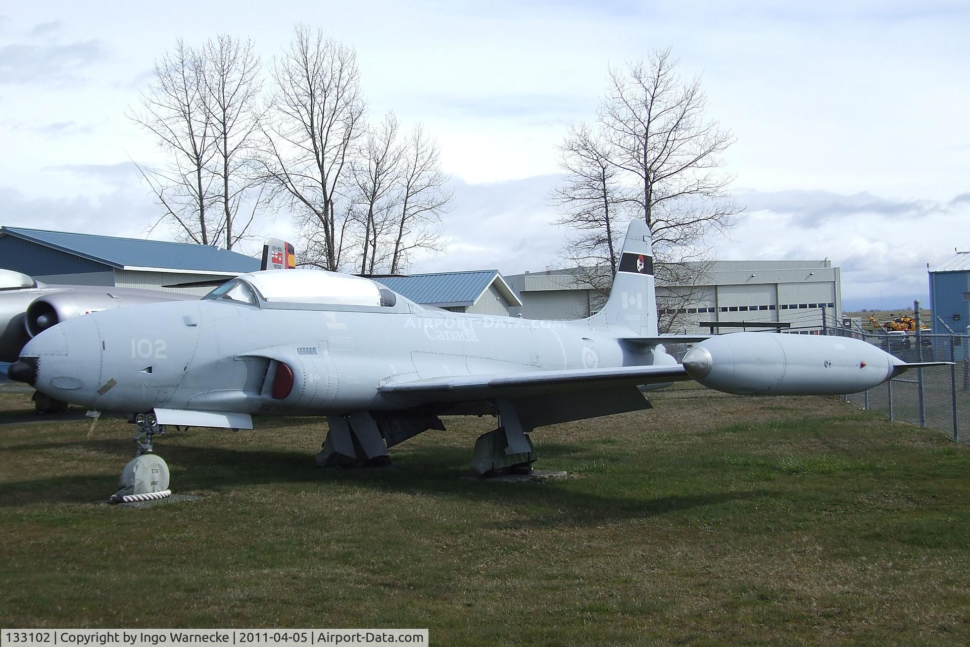 133102, Canadair CT-133 Silver Star C/N T33-102, Canadair CT-133 Silver Star (T-33) at Comox Air Force Museum, CFB Comox
