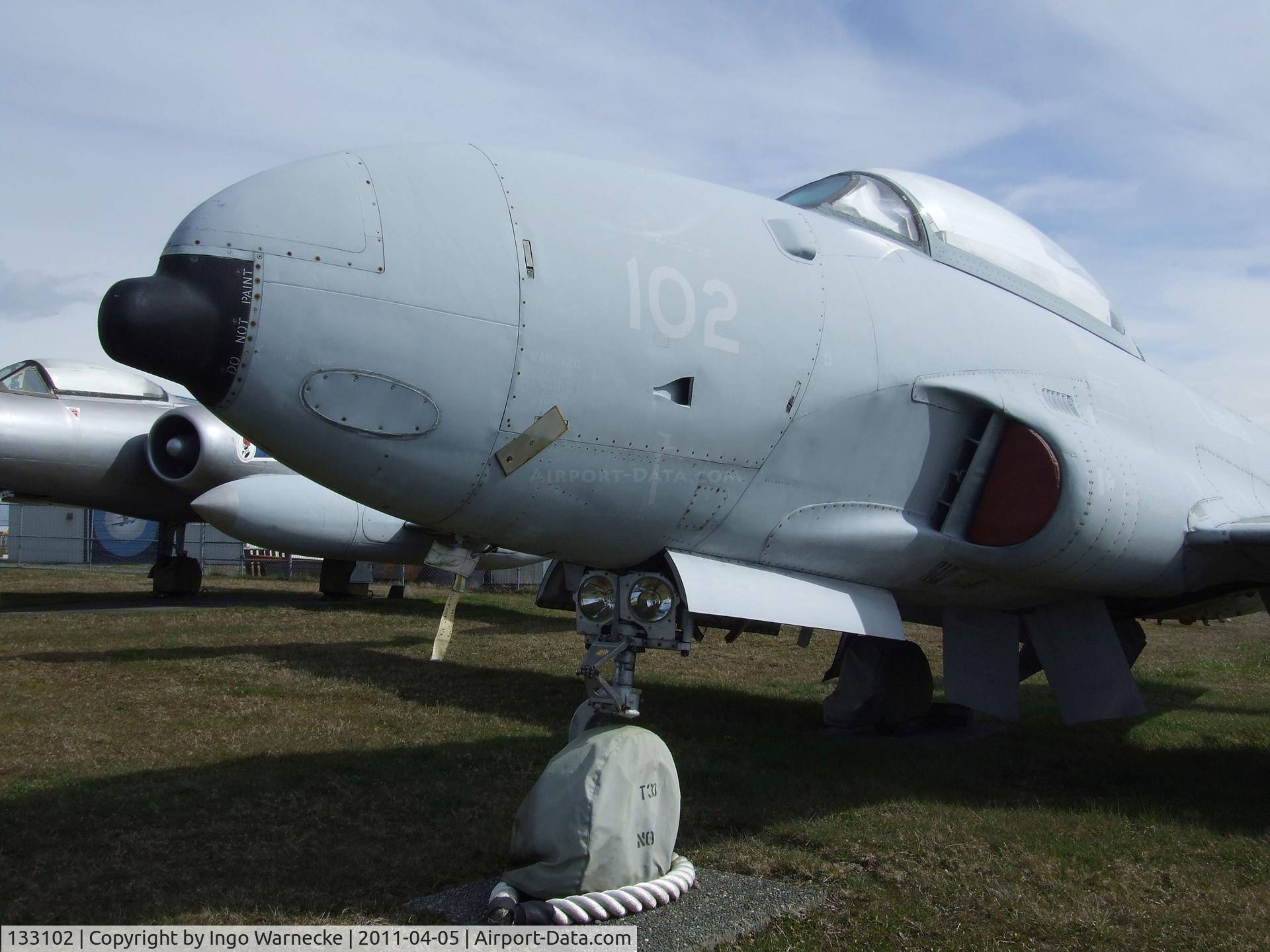 133102, Canadair CT-133 Silver Star C/N T33-102, Canadair CT-133 Silver Star (T-33) at Comox Air Force Museum, CFB Comox