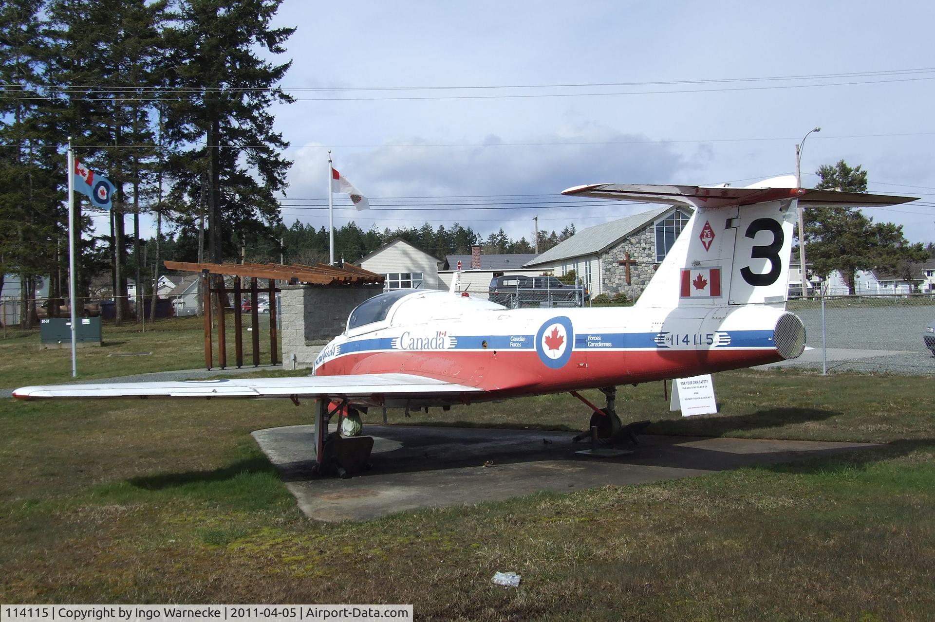 114115, Canadair CT-114 Tutor C/N 1115, Canadair CT-114 Tutor at Comox Air Force Museum, CFB Comox