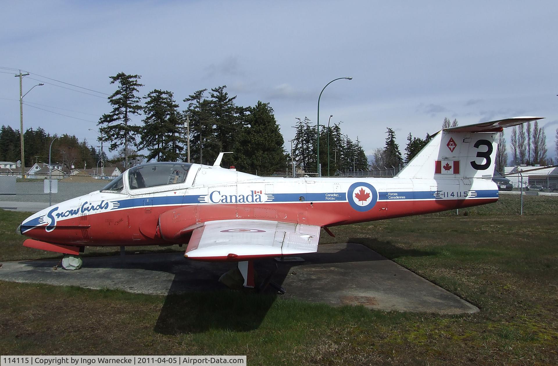 114115, Canadair CT-114 Tutor C/N 1115, Canadair CT-114 Tutor at Comox Air Force Museum, CFB Comox