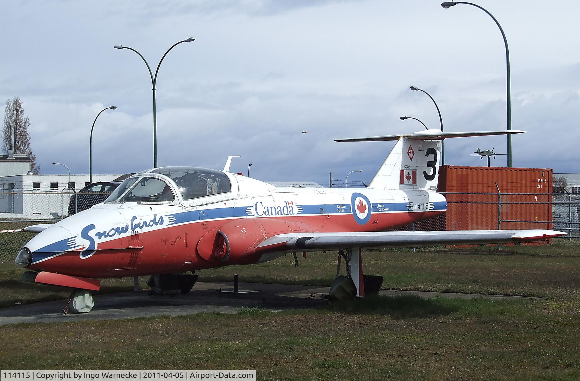 114115, Canadair CT-114 Tutor C/N 1115, Canadair CT-114 Tutor at Comox Air Force Museum, CFB Comox
