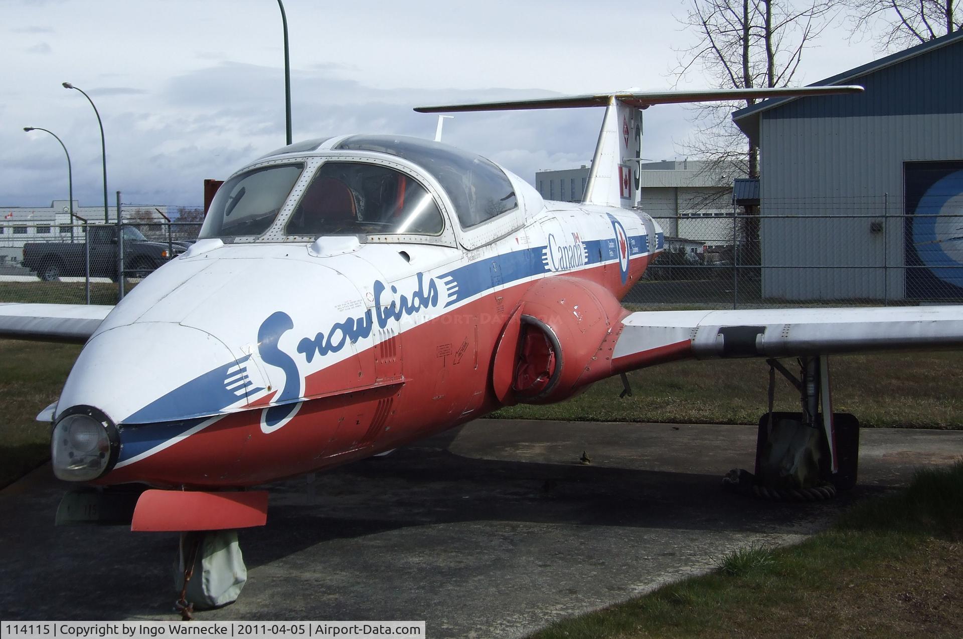 114115, Canadair CT-114 Tutor C/N 1115, Canadair CT-114 Tutor at Comox Air Force Museum, CFB Comox