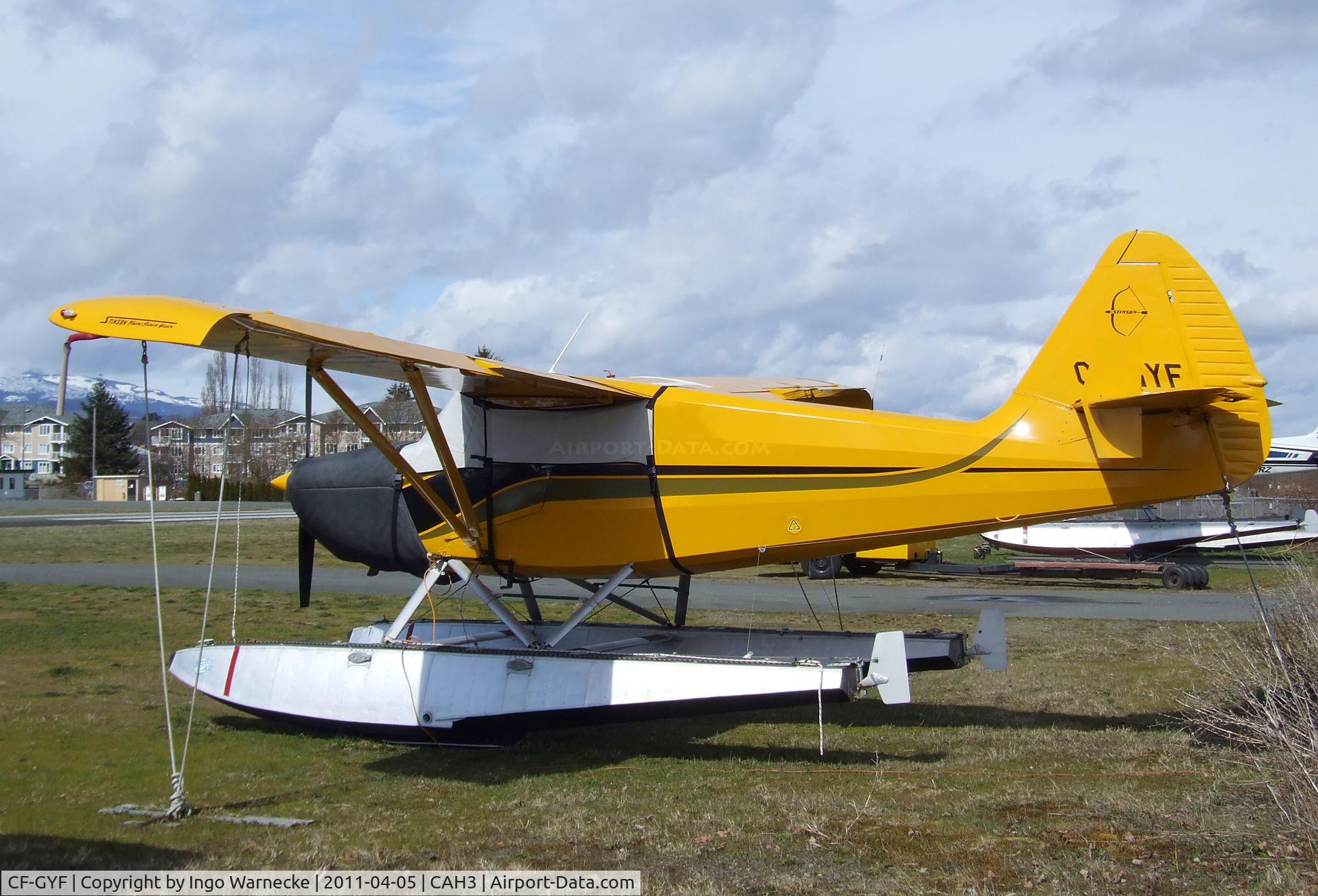 CF-GYF, 1947 Stinson 108-2 Voyager C/N 108-2911, Stinson 108-2 