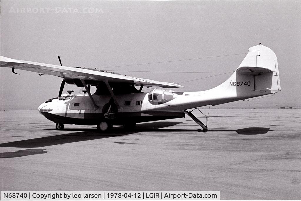 N68740, 1951 Consolidated Vultee 28-5ACF C/N 407, Heraklion Greece 12.4.78