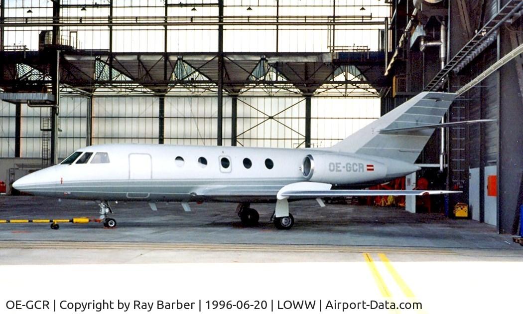 OE-GCR, 1969 Dassault Falcon (Mystere) 20D-5 C/N 191, Dassault Falcon 20D [191] Vienna-Schwechat~OE 20/06/1996