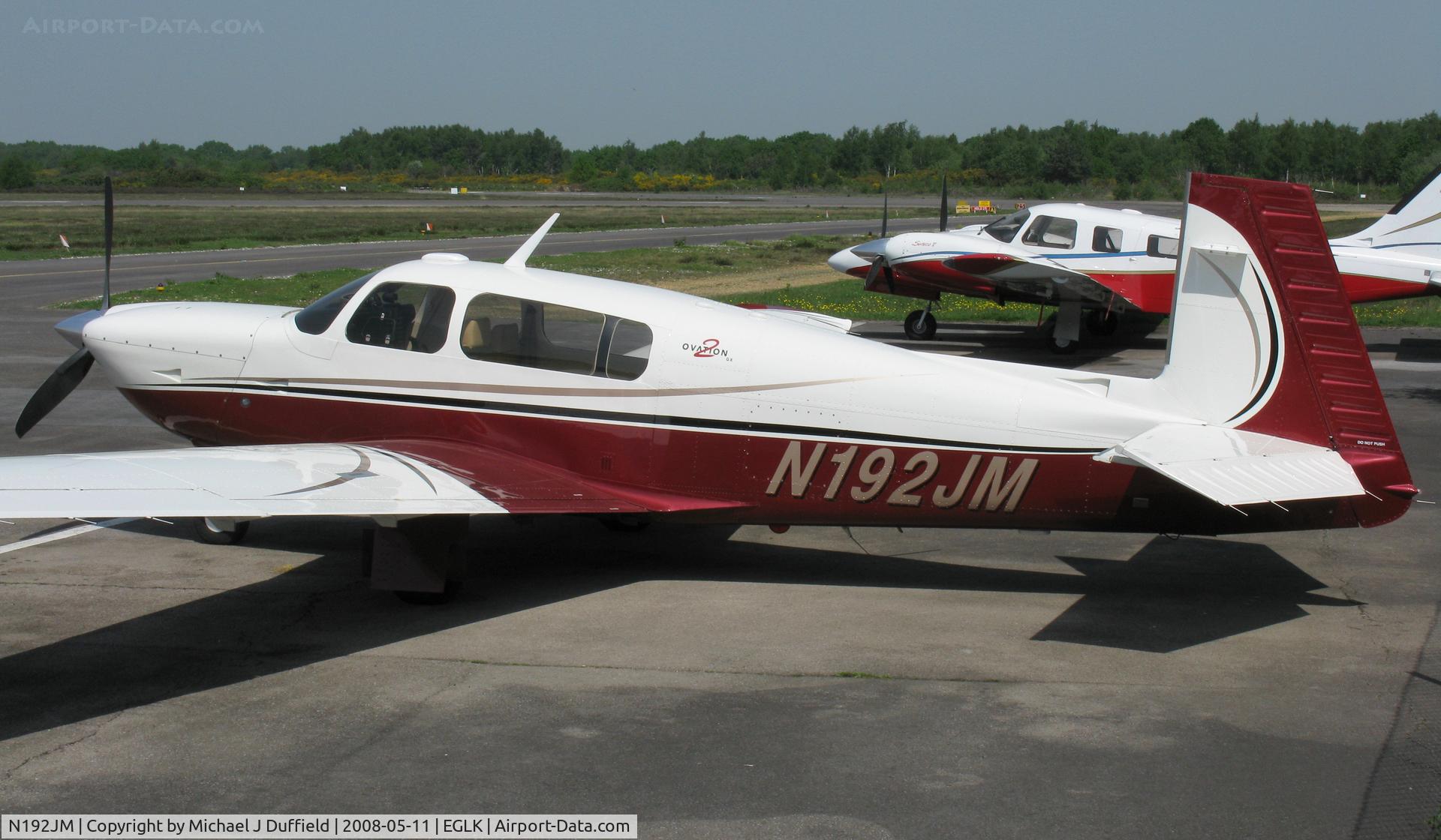 N192JM, 2004 Mooney M20R Ovation C/N 29-0337, Mooney Ovation seen visiting Blackbushe on 11th May 2008