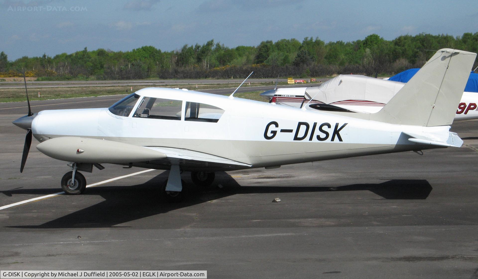 G-DISK, 1959 Piper PA-24-250 Comanche C/N 24-1197, Visiting PA-24 Comanche at Blackbushe on 2nd May 2005