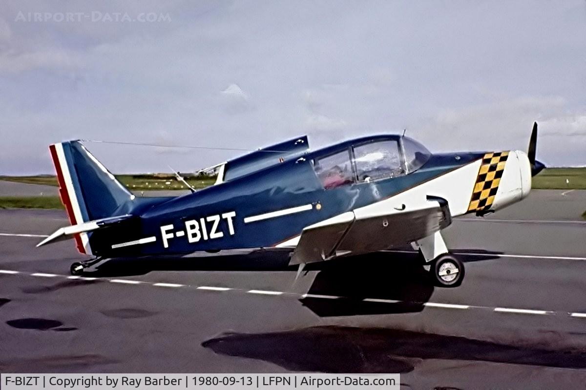 F-BIZT, SAN Jodel D-140 Mousquetaire C/N 36, SAN Jodel D.140 Mousquetaire [36] Toussus Le Noble~F 13/09/1980. Image taken from a slide.