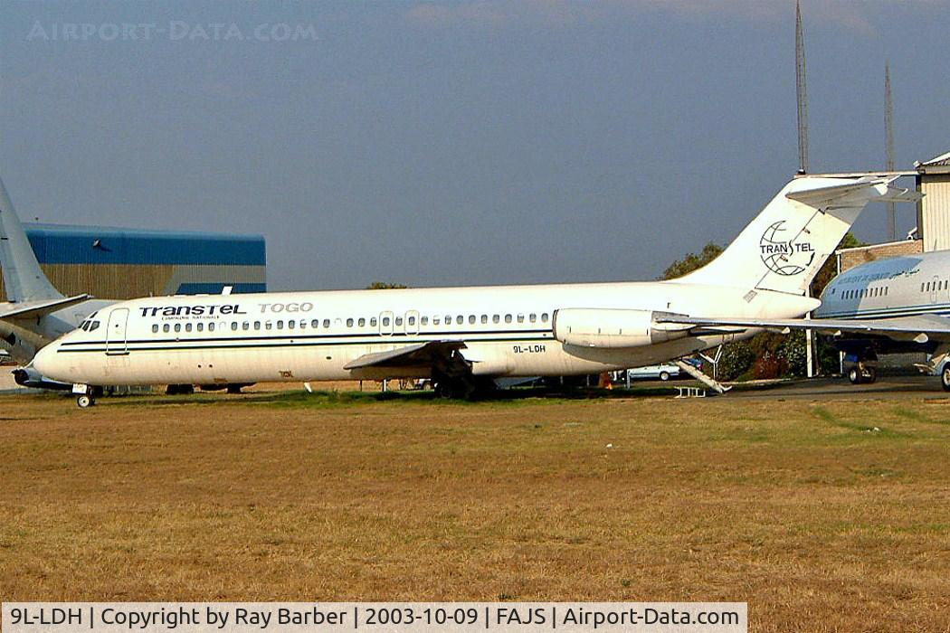 9L-LDH, 1974 McDonnell Douglas DC-9-32 C/N 47643, McDonnell Douglas DC-9-32 [47643] (Transtel Togo) Johannesburg Int~ZS 09/10/2003