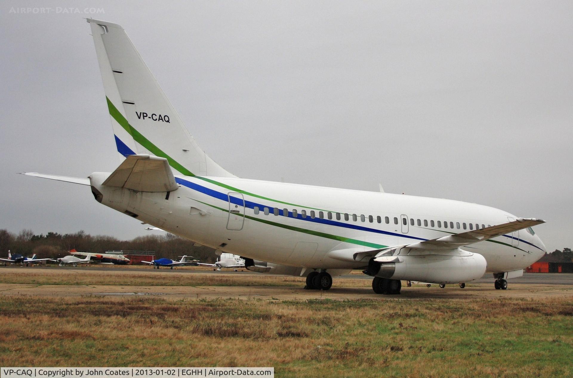VP-CAQ, 1981 Boeing 737-2V6 C/N 22431, Visitor to European Aviation over Christmas 2012