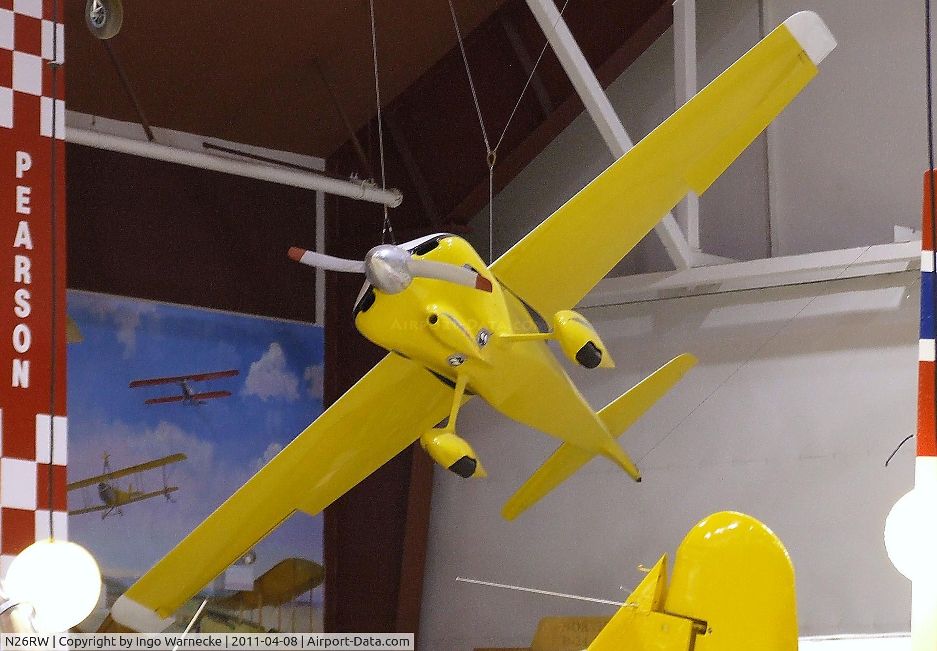 N26RW, Wise OR-71-B C/N 0R-71-B-RW1, Wise OR-71-B at the Pearson Air Museum, Vancouver WA