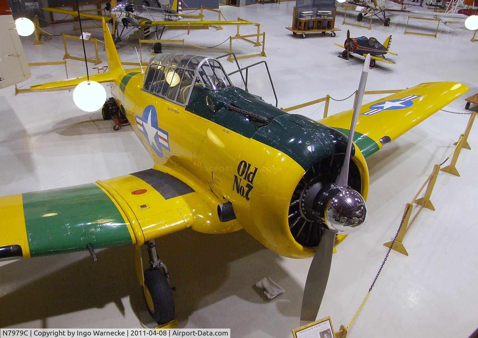 N7979C, 1946 North American AT-6D C/N 84827, North American AT-6D Texan at the Pearson Air Museum, Vancouver WA