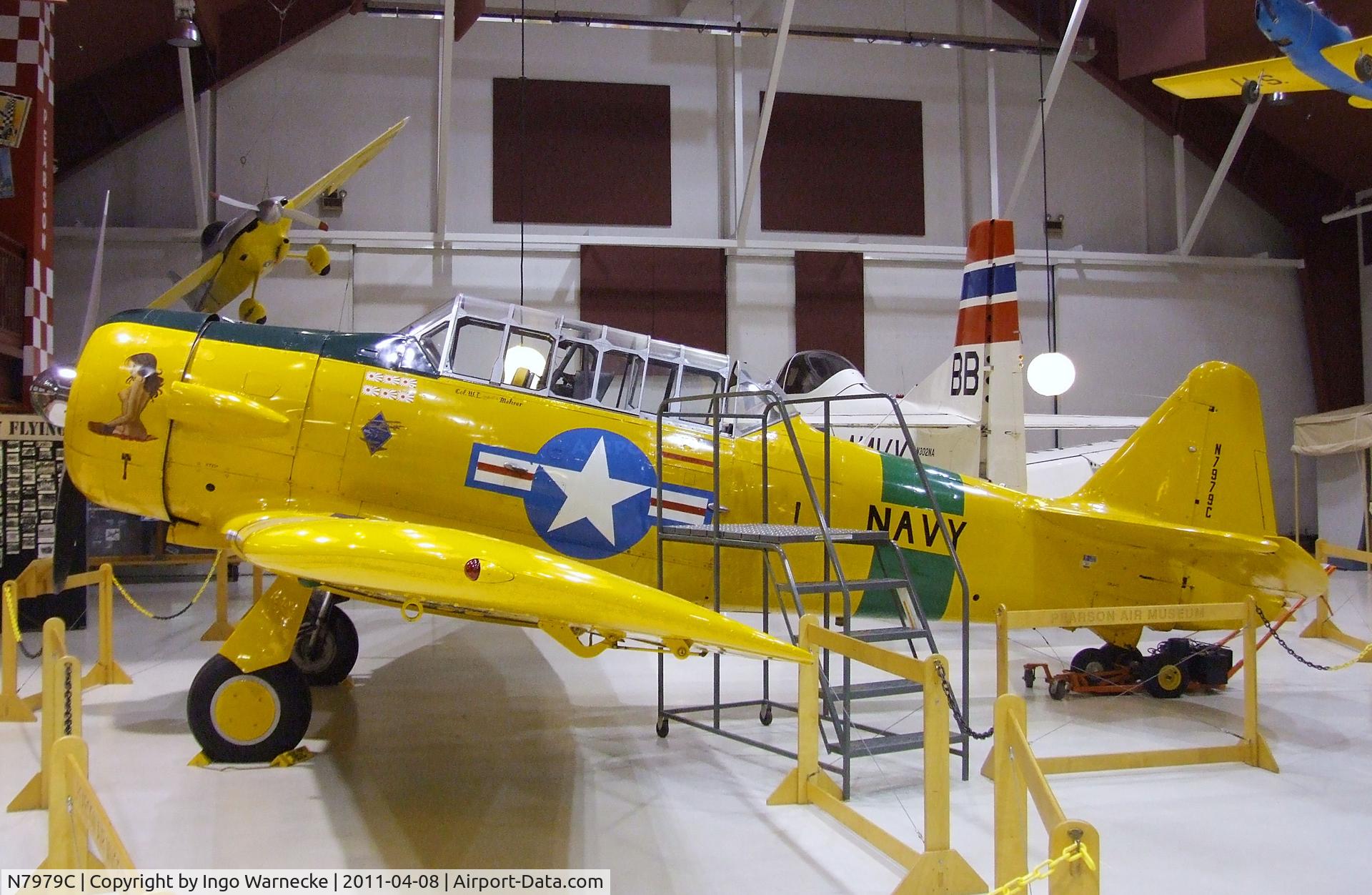 N7979C, 1946 North American AT-6D C/N 84827, North American AT-6D Texan at the Pearson Air Museum, Vancouver WA