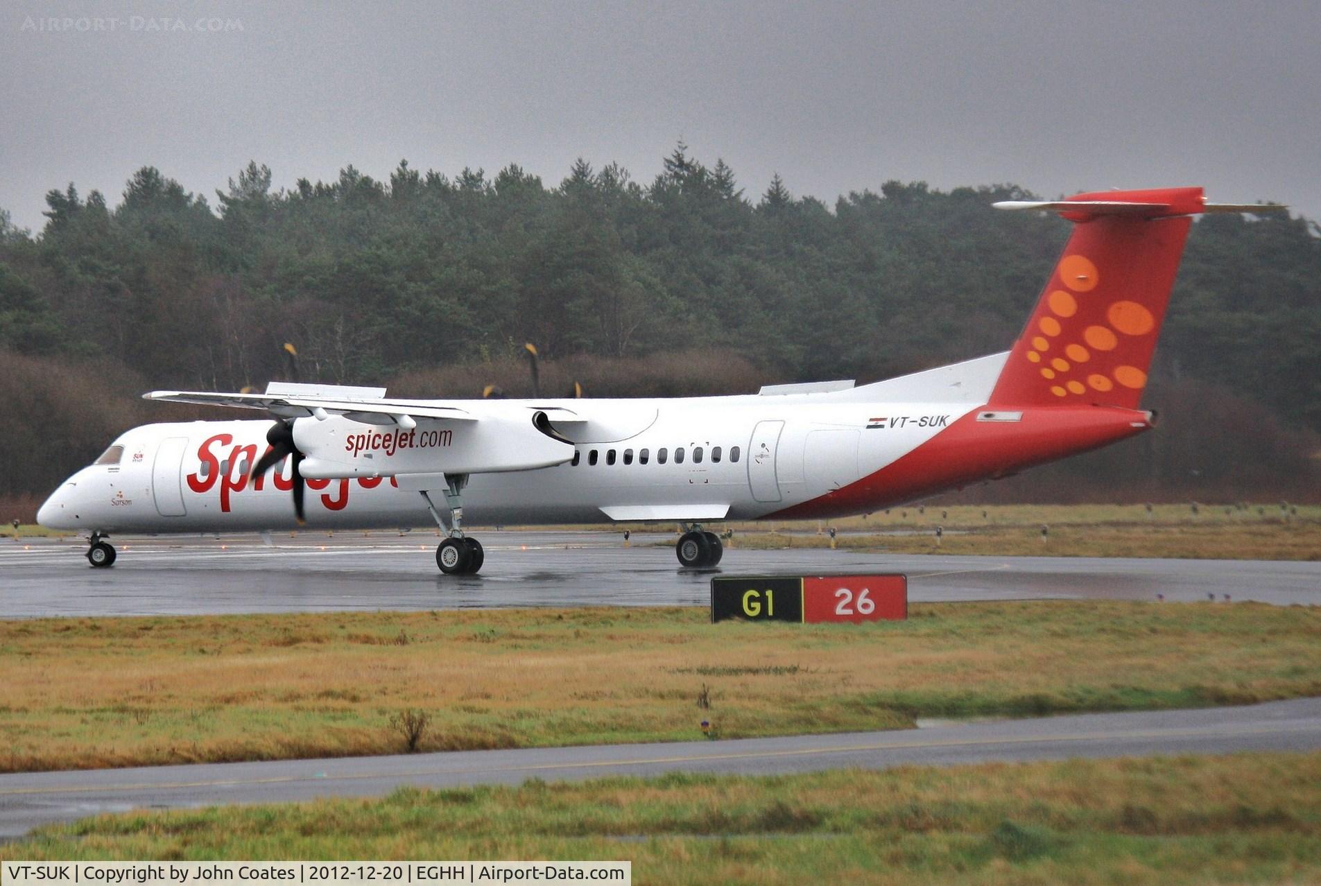 VT-SUK, 2012 De Havilland Canada DHC-8-402Q Dash 8 C/N 4398, ex C-GLKU departs to Malta on next stage of delivery flight to India