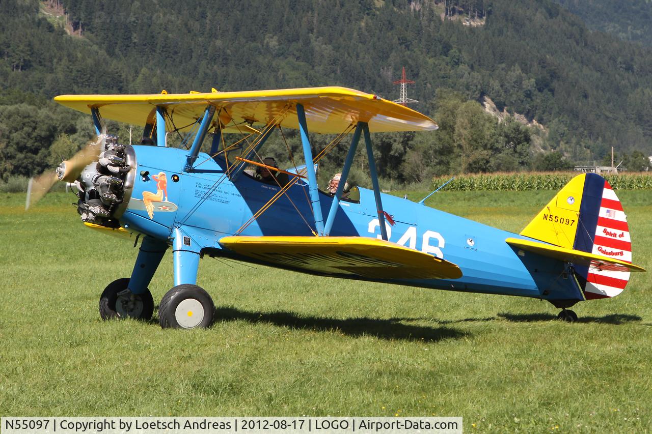 N55097, 1941 Boeing A75N1(PT17) C/N 75-710, Stearman