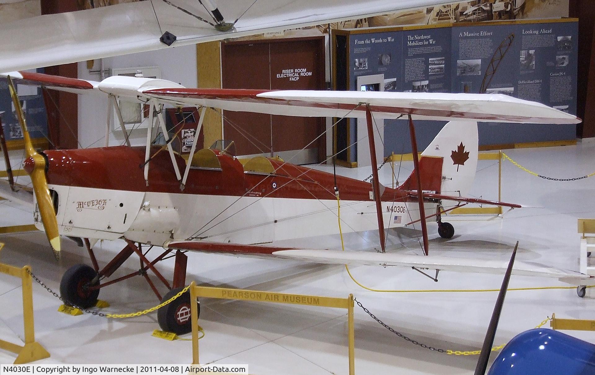 N4030E, 1967 De Havilland Canada DH-82C Tiger Moth C/N DHC902, De Havilland D.H.82A Tiger Moth at the Pearson Air Museum, Vancouver WA