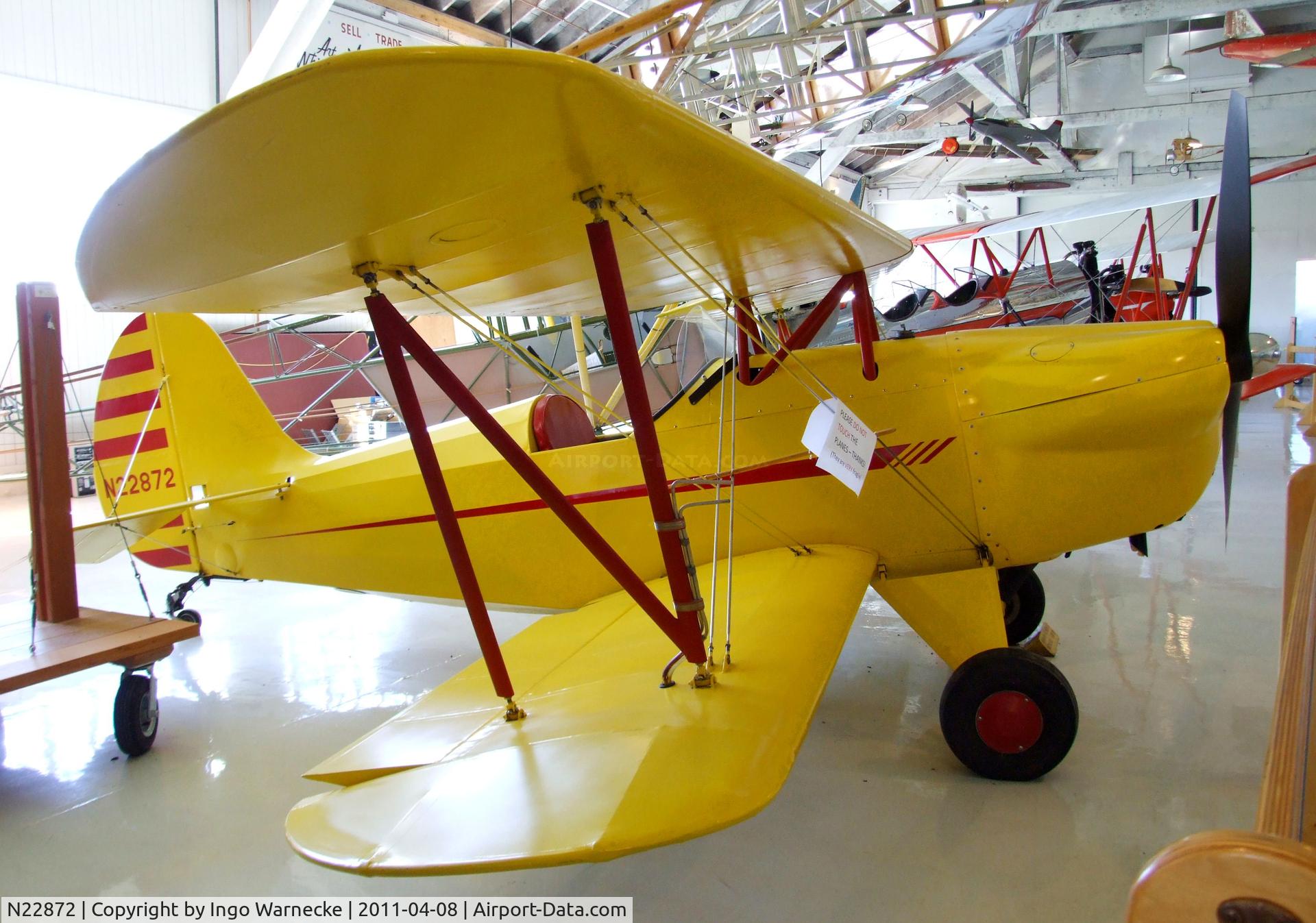 N22872, 1979 Oldfield Baby Lakes C/N 7411-M-542B, Nick Salovich Baby Lakes at the Pearson Air Museum, Vancouver WA