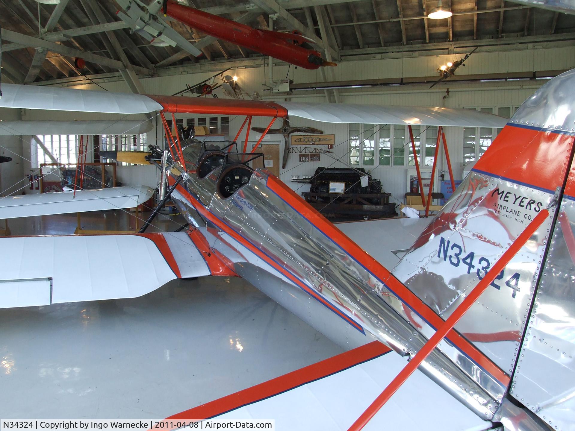 N34324, 1942 Meyers OTW-160 C/N 69, Meyers OTW-160 at the Pearson Air Museum, Vancouver WA