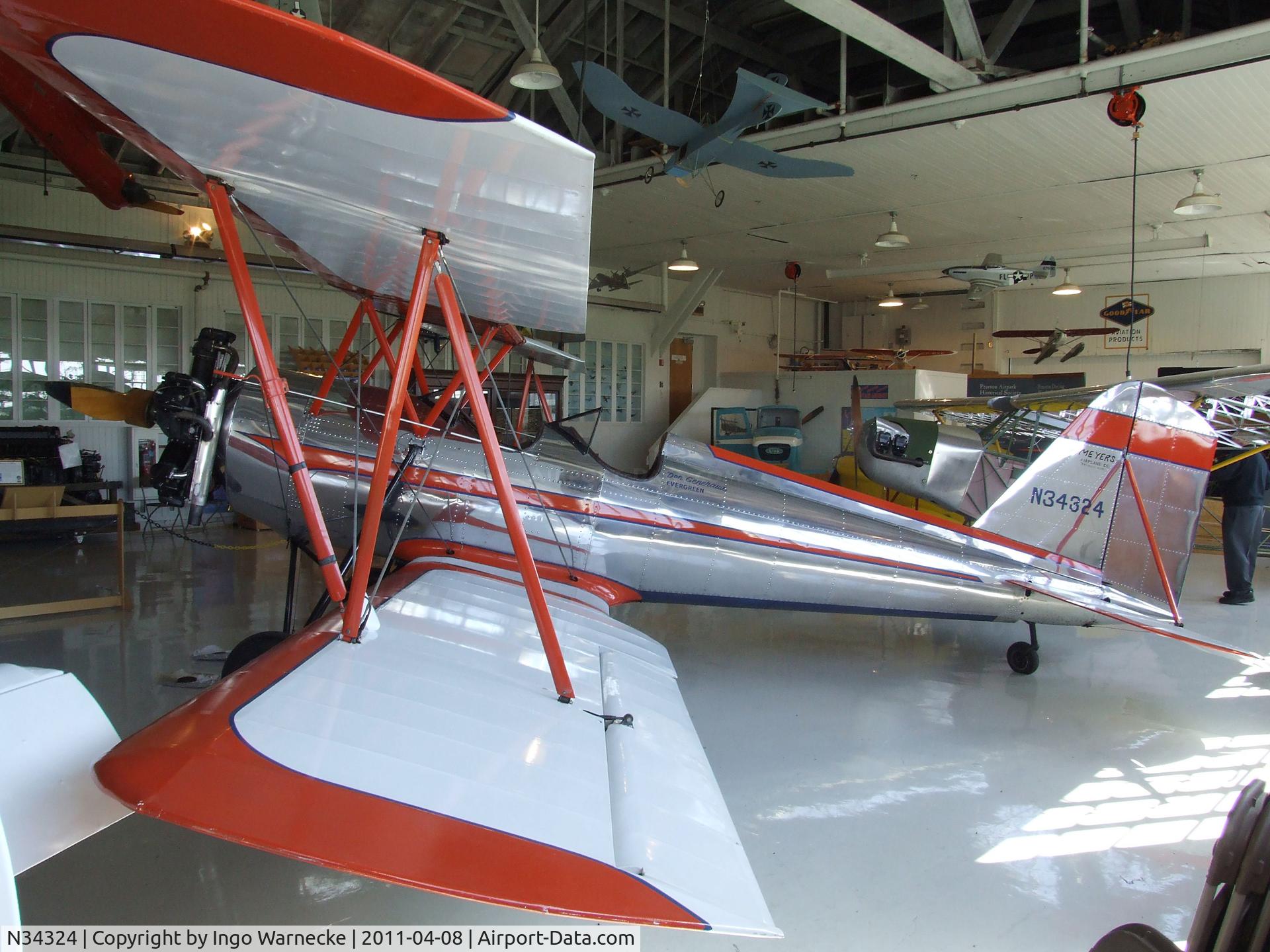 N34324, 1942 Meyers OTW-160 C/N 69, Meyers OTW-160 at the Pearson Air Museum, Vancouver WA