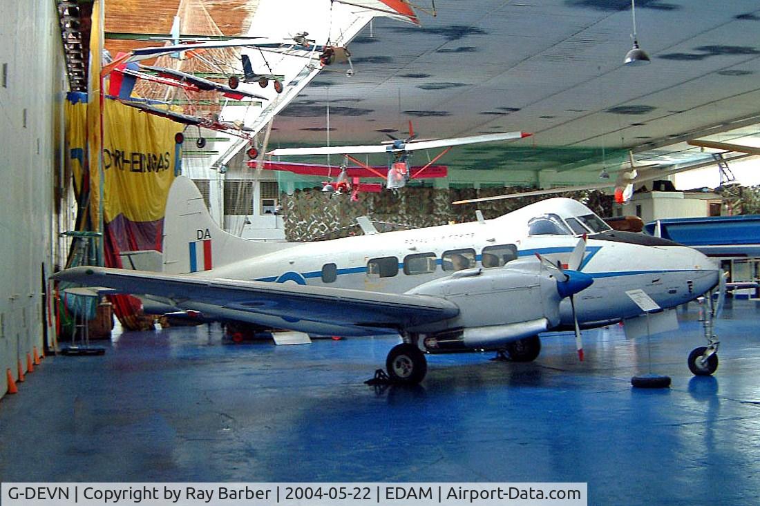 G-DEVN, 1947 De Havilland DH-104 Devon C.2 C/N 04269, De Havilland DH.104 Devon C2/2 [04269] Merseburg~D 22/05/2004