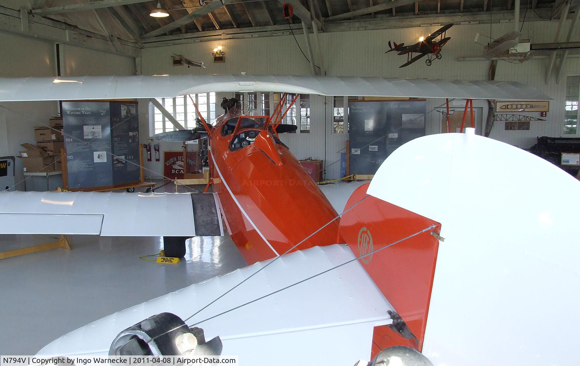 N794V, 1931 Fleet Model 7 C/N 375, Fleet 7 at the Pearson Air Museum, Vancouver WA