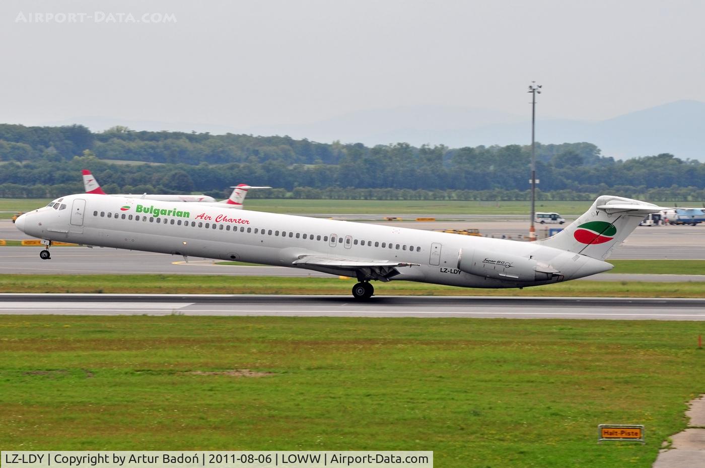 LZ-LDY, 1985 McDonnell Douglas MD-82 (DC-9-82) C/N 49213, Bulgarian Air Charter