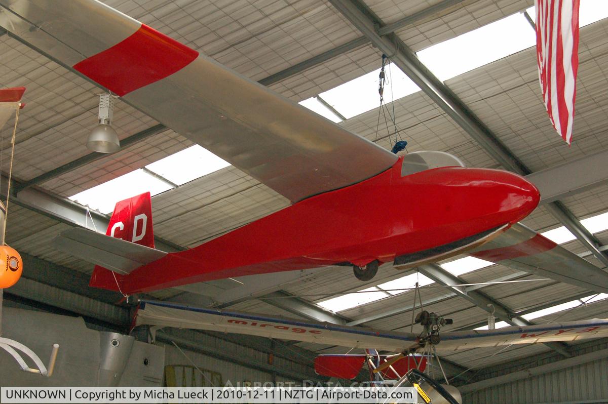 UNKNOWN, Gliders Various C/N unknown, Hall Cherokee II, preserved at the Classic Flyers Museum at Tauranga airport