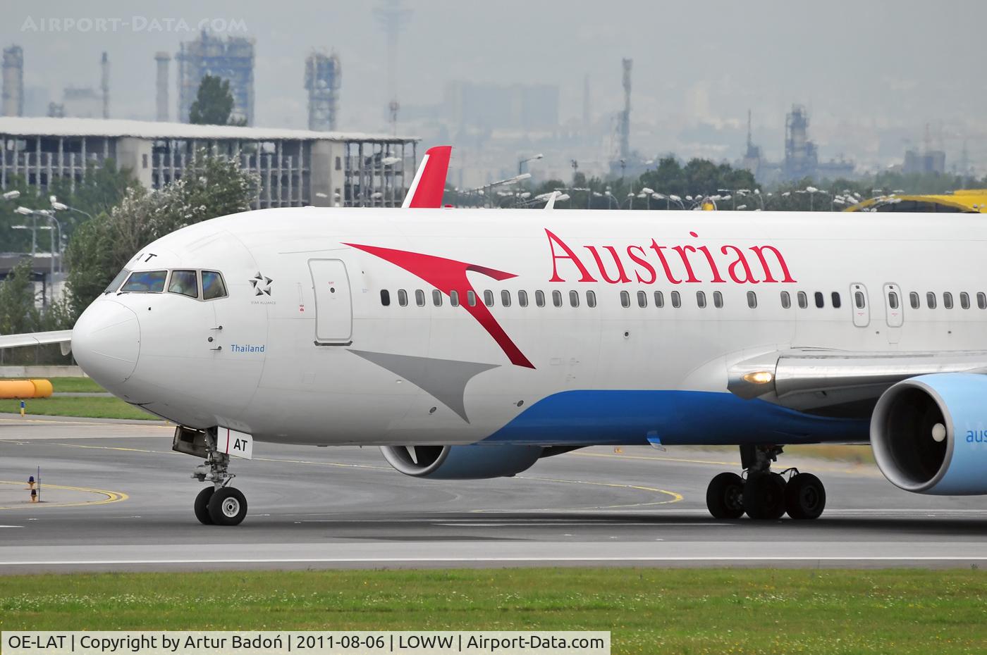 OE-LAT, 1991 Boeing 767-31A C/N 25273, Austrian Airlines