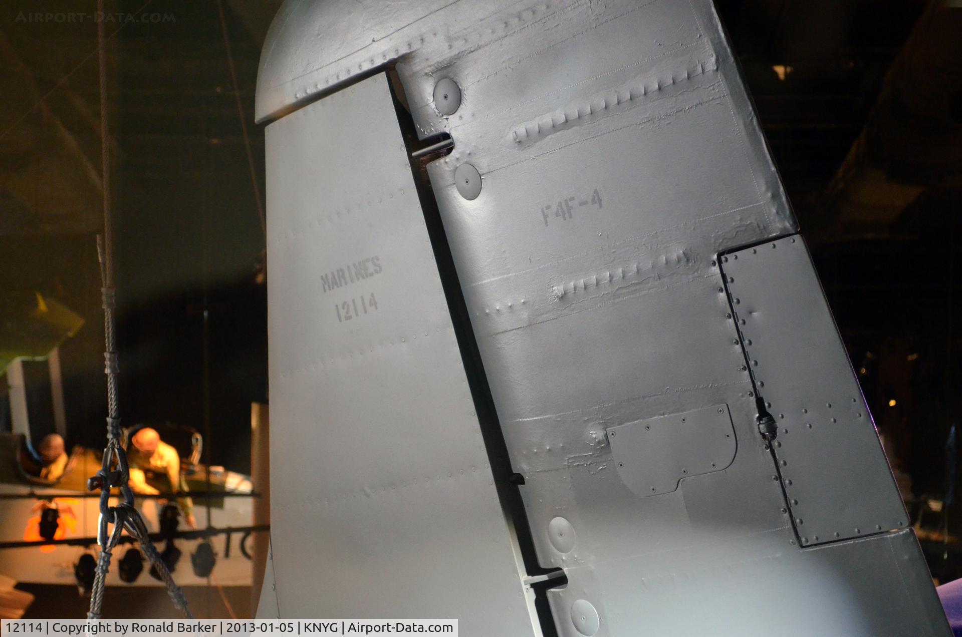 12114, Grumman F4F-4 Martlet IV C/N 3809, USMC Museum