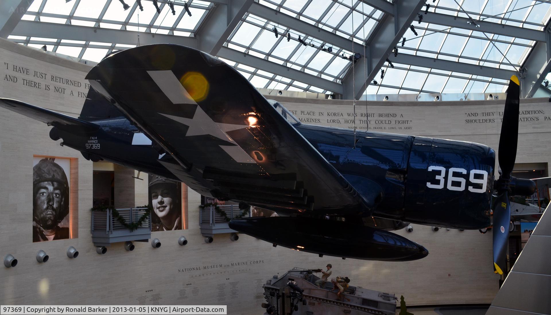 97369, Vought F4U-4 Corsair C/N 9523, USMC Museum