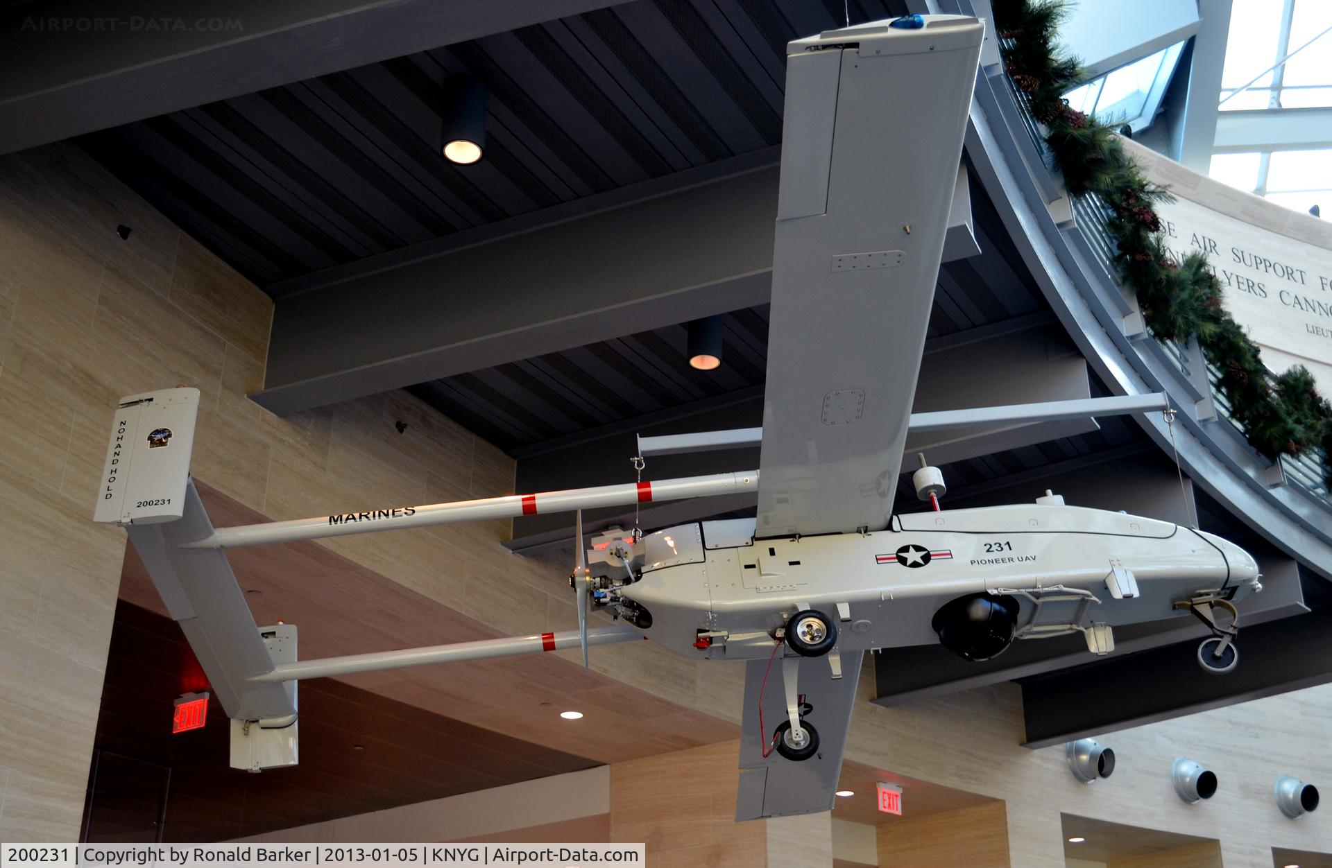 200231, Israel Aircraft Industries RQ-2 Pioneer C/N Not found 200231, USMC Museum
