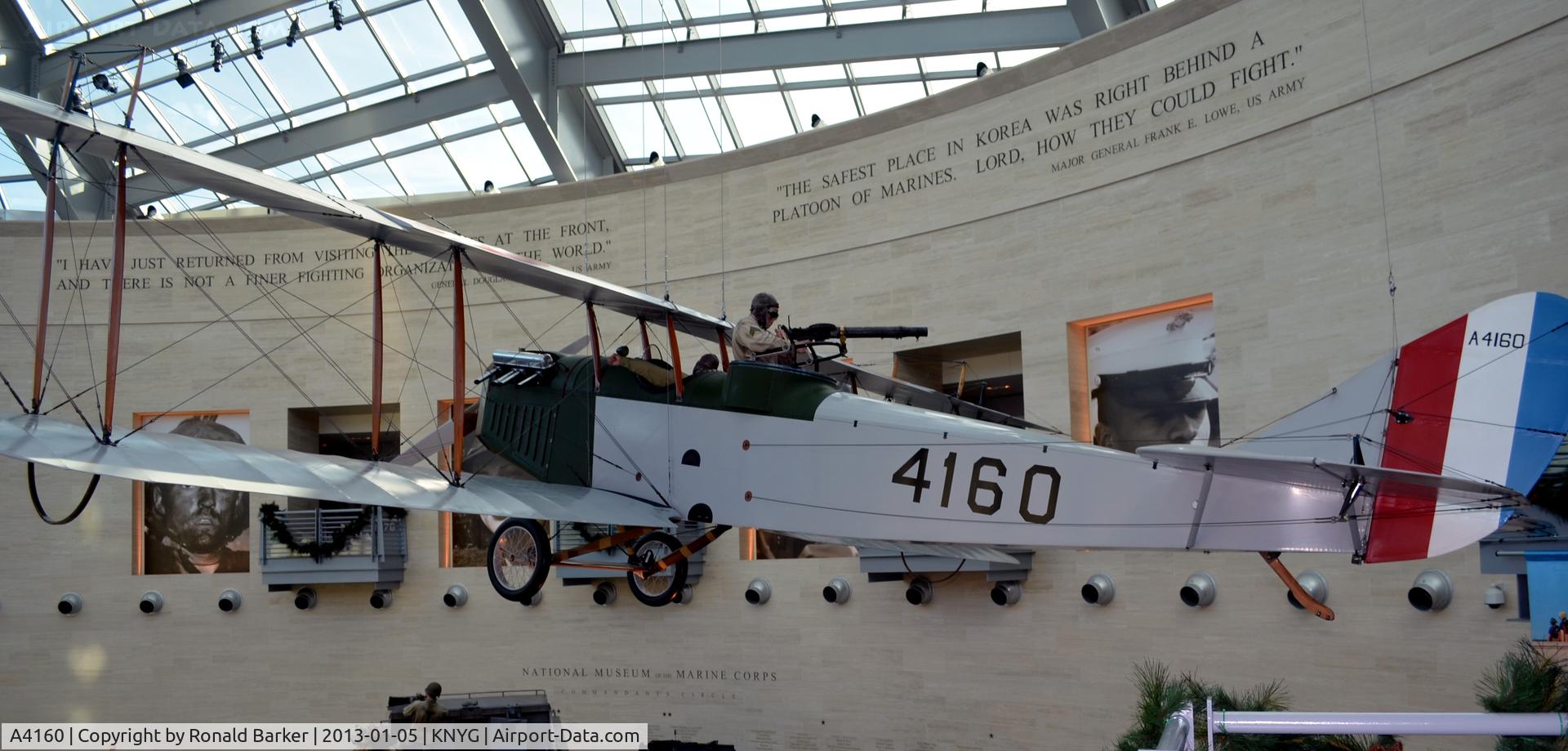 A4160, Curtiss JN-4HG C/N Not found A4160, USMC Museum