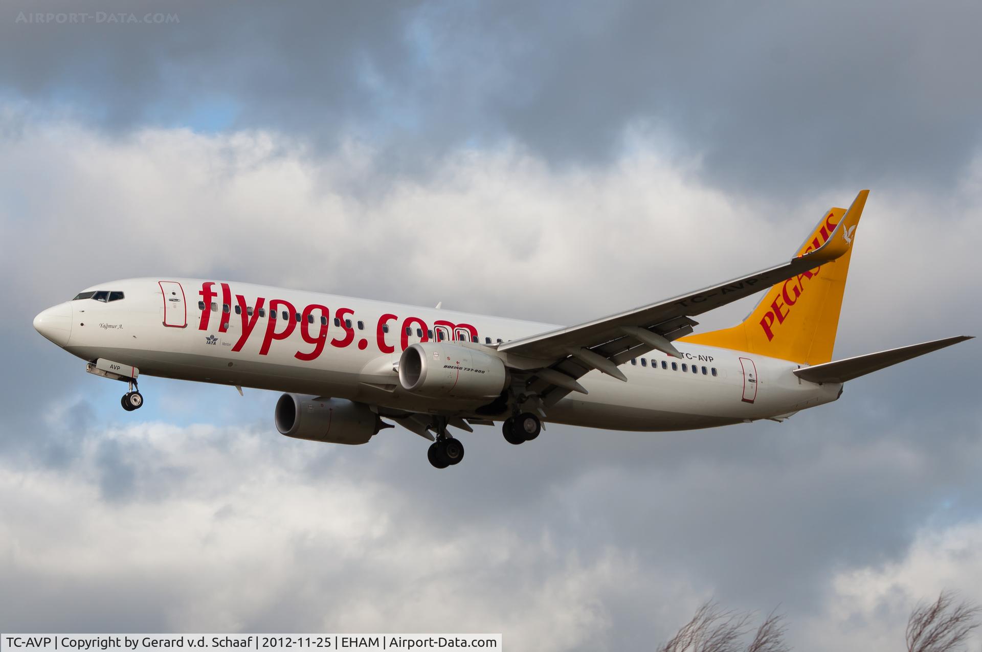 TC-AVP, 2011 Boeing 737-82R C/N 38175, Taken at Schiphol