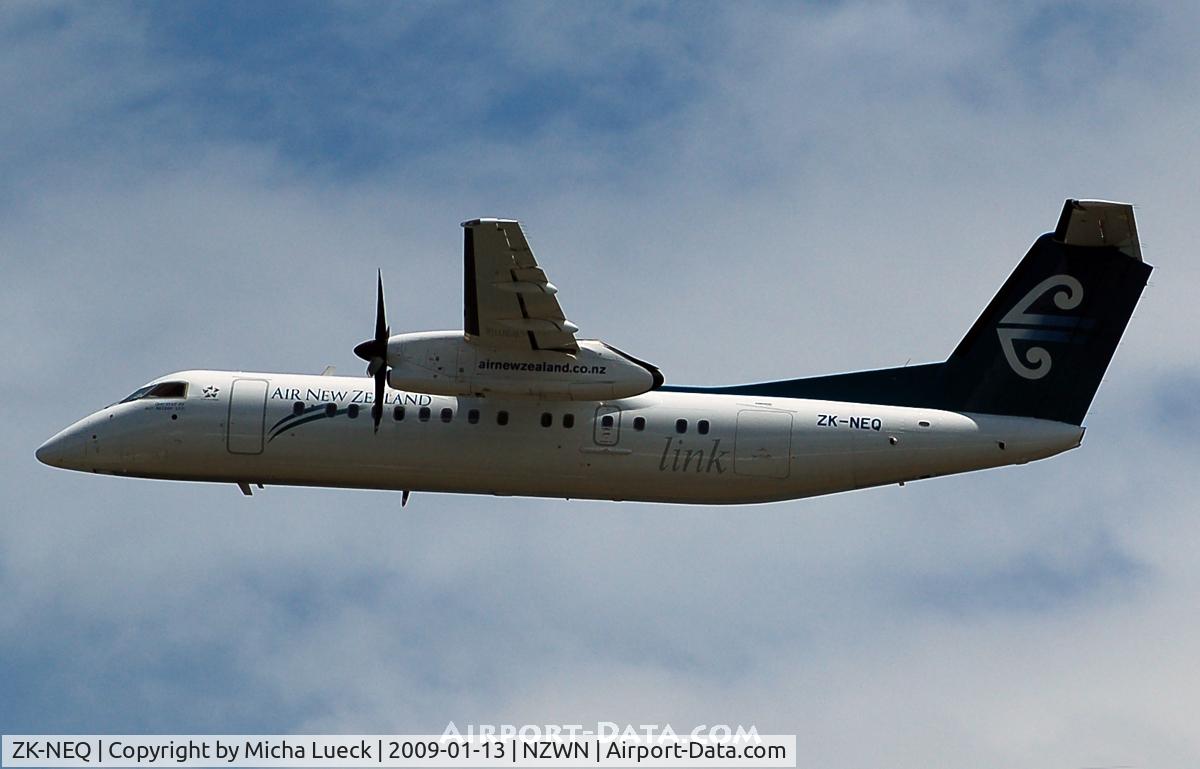 ZK-NEQ, 2007 De Havilland Canada DHC-8-311 Dash 8 C/N 636, At Wellington