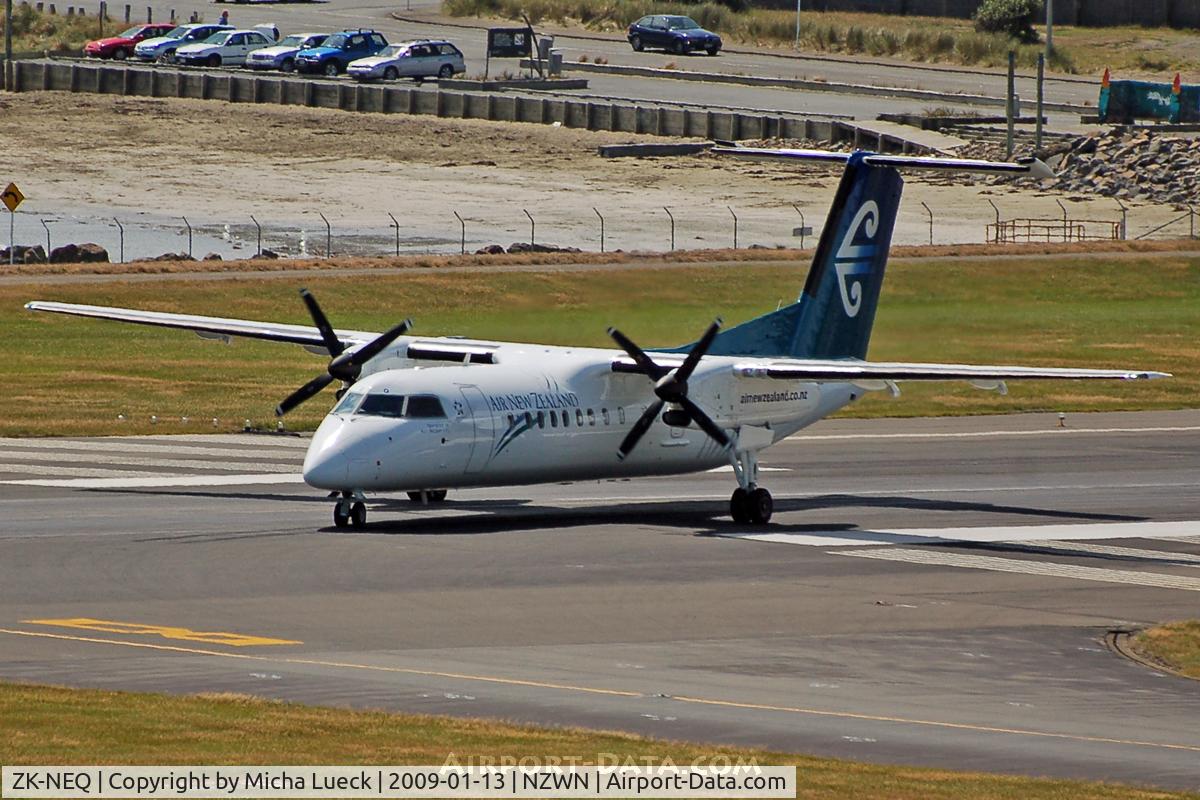 ZK-NEQ, 2007 De Havilland Canada DHC-8-311 Dash 8 C/N 636, At Wellington