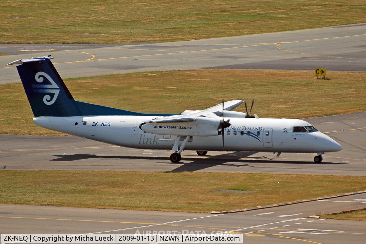 ZK-NEQ, 2007 De Havilland Canada DHC-8-311 Dash 8 C/N 636, At Wellington