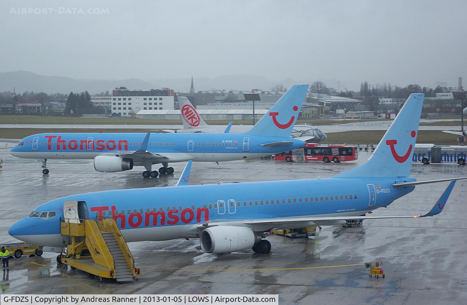 G-FDZS, 2009 Boeing 737-8K5 C/N 35147, Thomson Airways Boeing 737