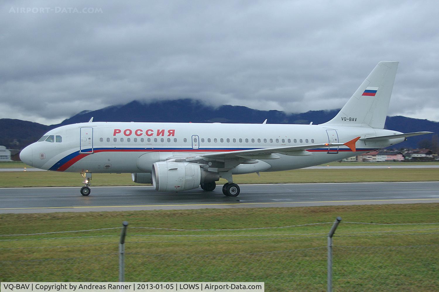 VQ-BAV, 2002 Airbus A319-111 C/N 1743, Rossiya Airbus A319