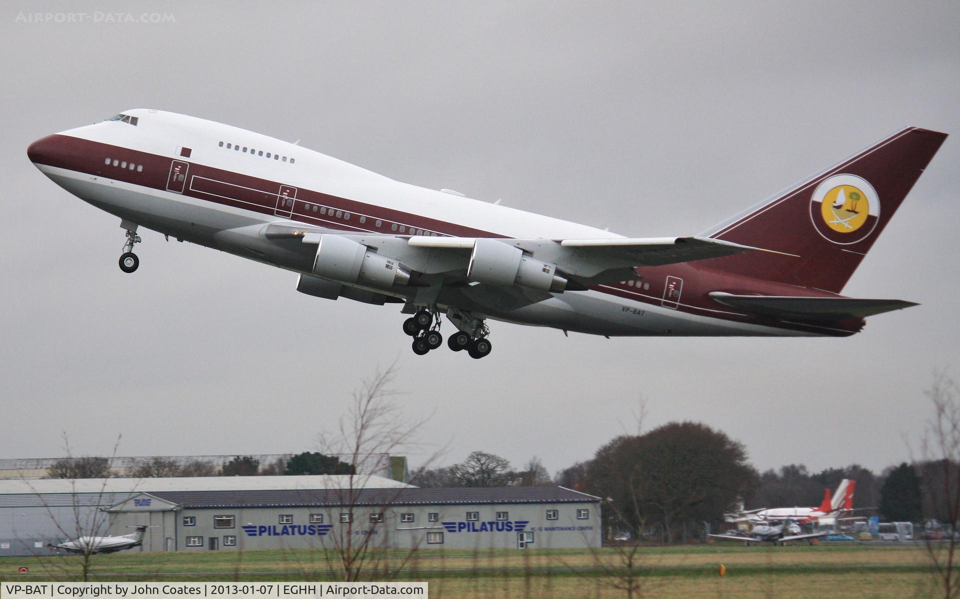 VP-BAT, 1979 Boeing 747SP-21 C/N 21648, Departing to LHR