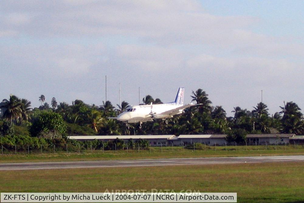 ZK-FTS, 1979 Embraer EMB-110P1 Bandeirante C/N 110239, At Rarotonga