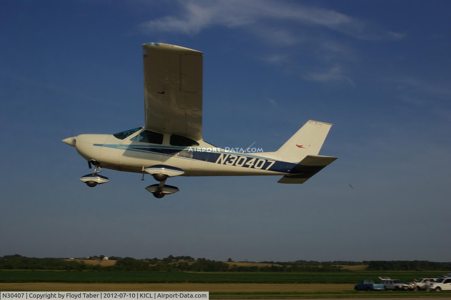 N30407, 1968 Cessna 177A Cardinal C/N 17701238, Takeoff from Runway 02