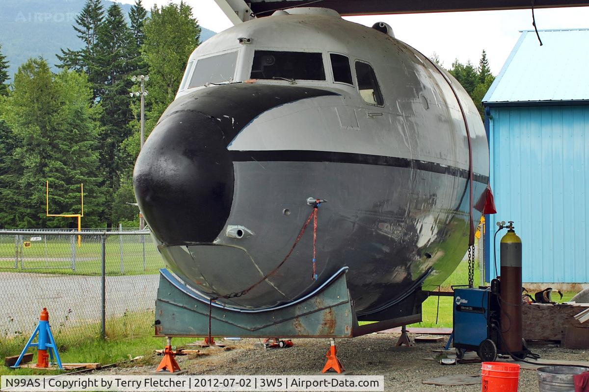 N99AS, Douglas C-54D Skymaster (DC-4) C/N 22203/653, Ex US Navy Cockpit now resides at Concrete WA