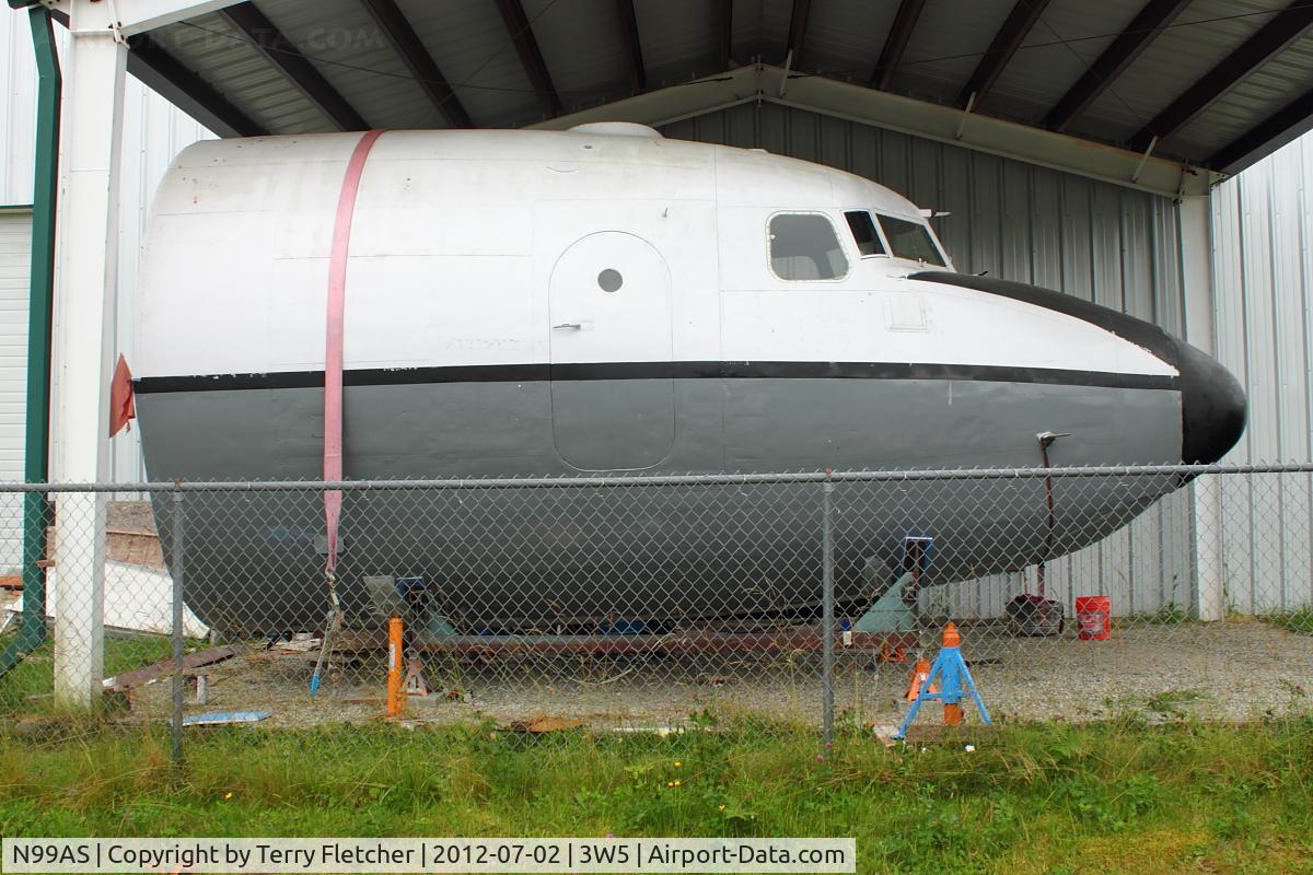 N99AS, Douglas C-54D Skymaster (DC-4) C/N 22203/653, Ex US Navy C-54 Cockpit now resides at Concrete WA