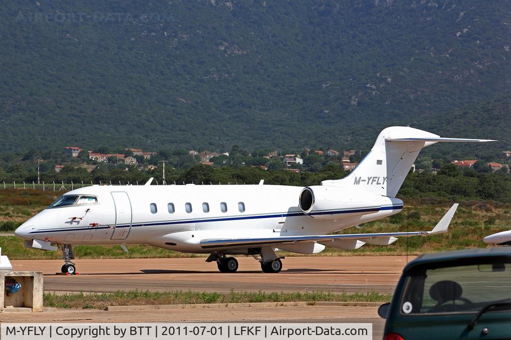 M-YFLY, 2004 Bombardier Challenger 300 (BD-100-1A10) C/N 20023, Parked