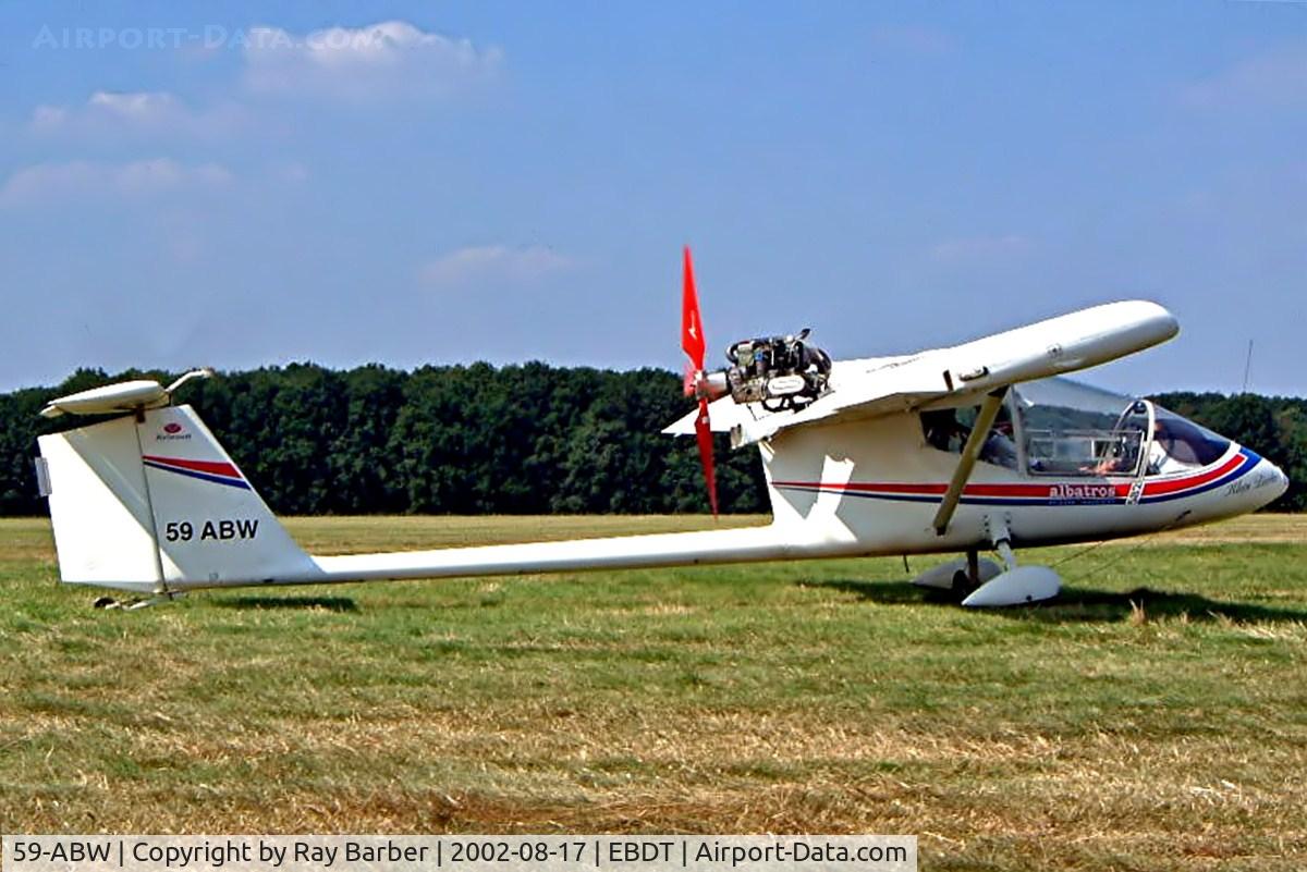 59-ABW, Aviasud AE-209 Albatros C/N 105, Aviasud AE.209 Albatros [105] Schaffen-Diest~OO 17/08/2002